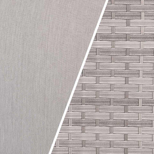 Rattan Garden Right Hand Corner Sofa Set with Rising Fire Pit Table