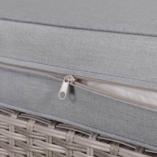 Outdoor Corner Sofa Set with Adjustable Rising Table