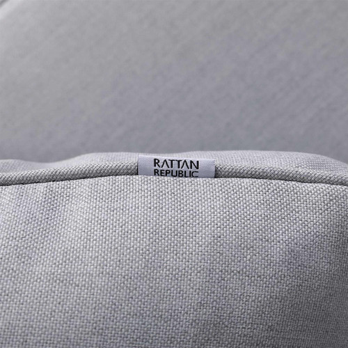 Outdoor Rattan Corner Sofa Set with Rising Table & Cushions