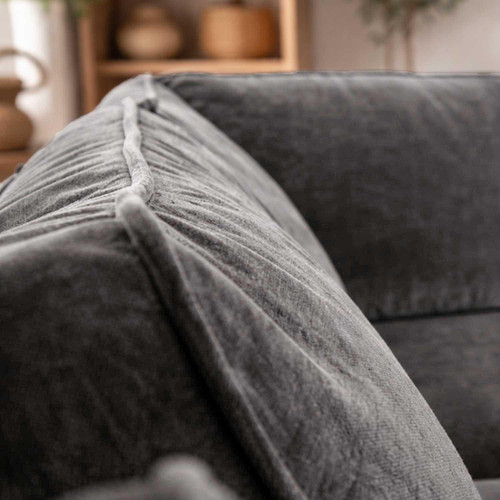 Ascott Large Corner Sofa 5 Seater Chenille Fabric Sofa