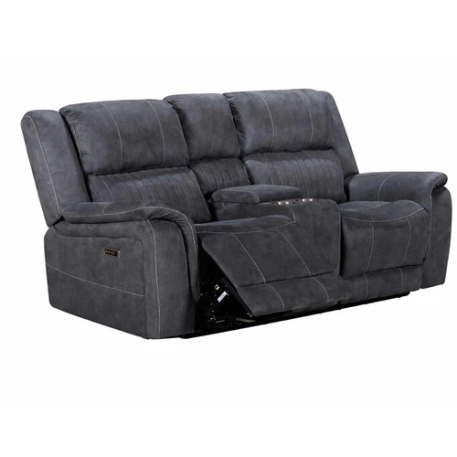 Cassandra Grey Fabric Electric 3 Piece Sofa Suite 3 + 2 + 1