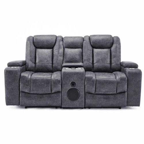 Juniper Electric Recliner 3 + 2 Sofa Suite USB Cup Holders Brown or Grey