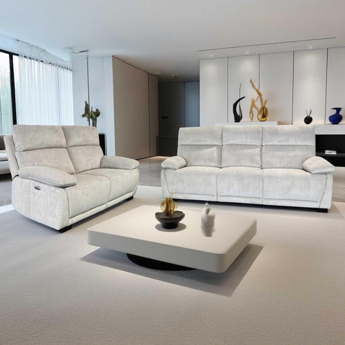 Piccadilly Electric Recliner Sofa Fabric USB 3 + 2