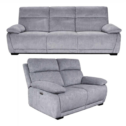 Piccadilly Electric Recliner Sofa Fabric USB 3 + 2