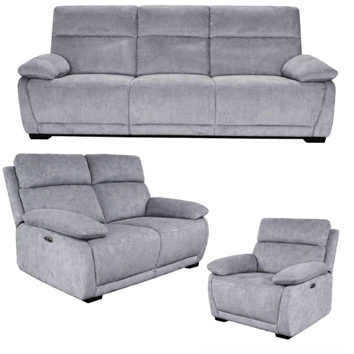 Piccadilly Electric Recliner Sofa Fabric USB 3 + 2 + 1
