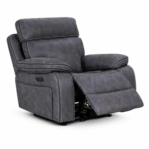 Tokyo 3 Piece Grey Electric Power Recliners 3 + 2 + 1