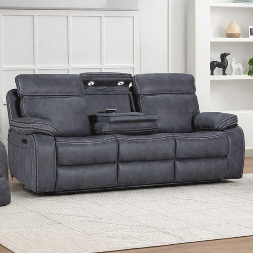 Tokyo 3 Piece Grey Electric Power Recliners 3 + 2 + 1