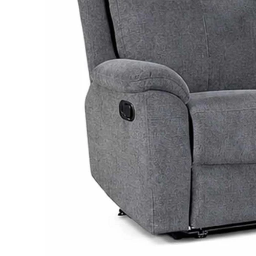 Vancouver Grey Fabric 2 Seater Manual Recliner