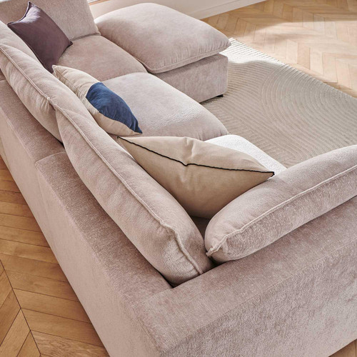 Symphony Modular 3-4 Seater L shaped Corner Sofa Pearl