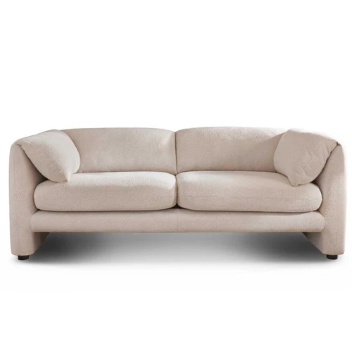 Chester Cream Boucle Fabric 3 + 1 + 1 - 3 Piece Sofa Suite