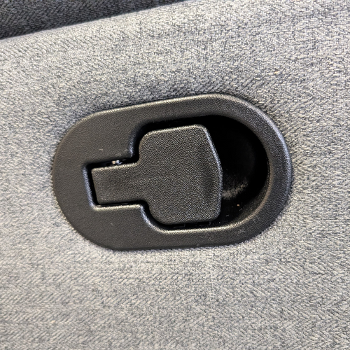 Manhattan Grey Fabric Reclining 2 Seater sofa