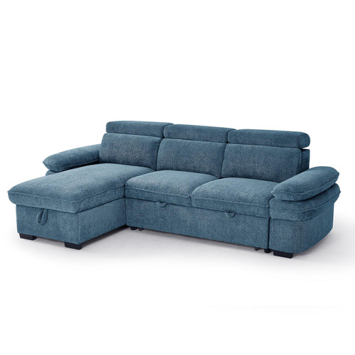 Blake Universal Corner 4 Seater Fabric Sofa Bed