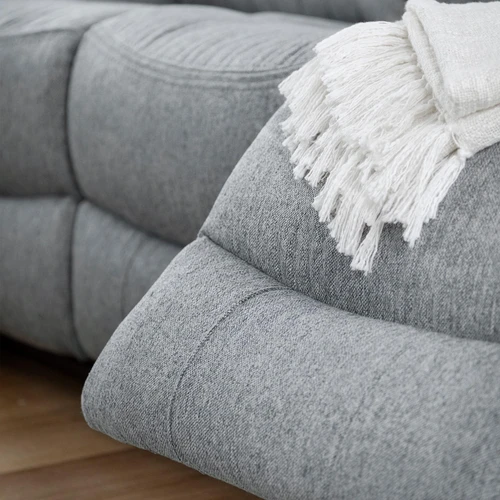 Linden Grey Fabric Reclining Sofa Suite 3 + 1 + 1
