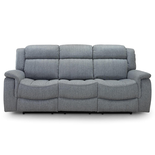 Linden Grey Fabric Reclining Sofa Suite 3 + 1 + 1
