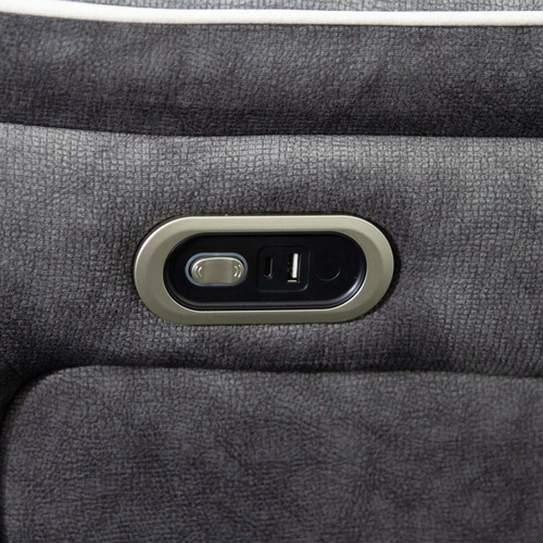 Anna Electric Reclining Grey Sofa Suite