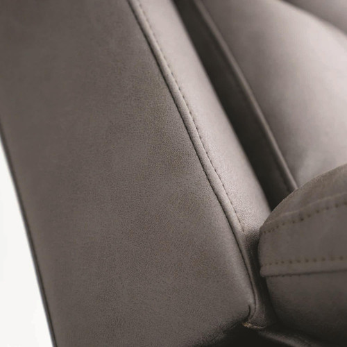 Jax Right Hand Facing Grey Fabric Electric Reclining 4 Seater Sofa
