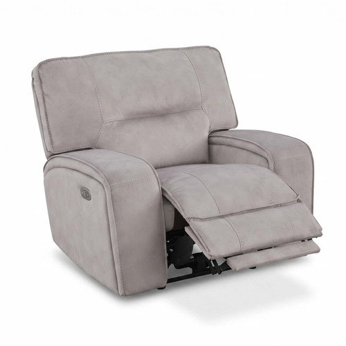 Caleb Electric Reclining Armchair Single Seater Aspen Latte