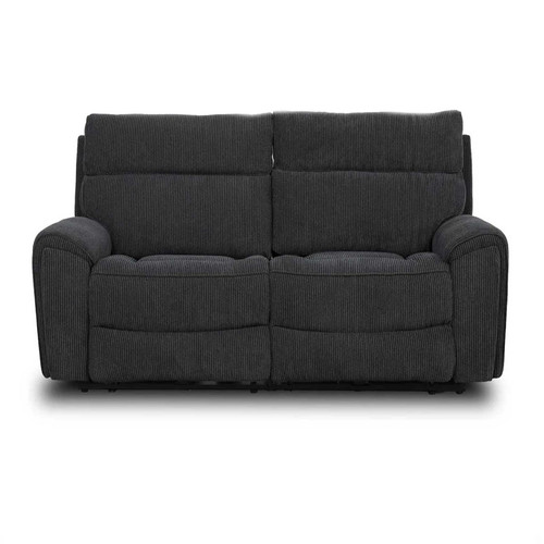 Lois Midnight Black Electric Reclining 3 Piece Sofa Suite 3 + 2 + 1