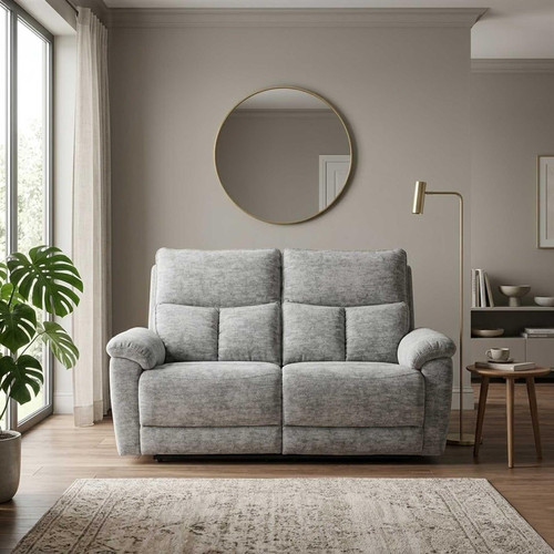 Kent Lucy Dove Grey Electric Reclining 3 Piece Sofa Suite 3 + 2 + 1