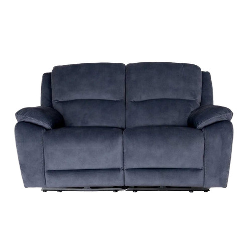 Bella Ink Grey Electric Reclining 2 Seater Sofa with USB