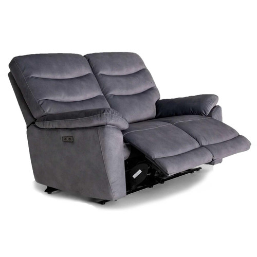 Tilly  Charcoal Electric Reclining Sofa Suite 3 + 2