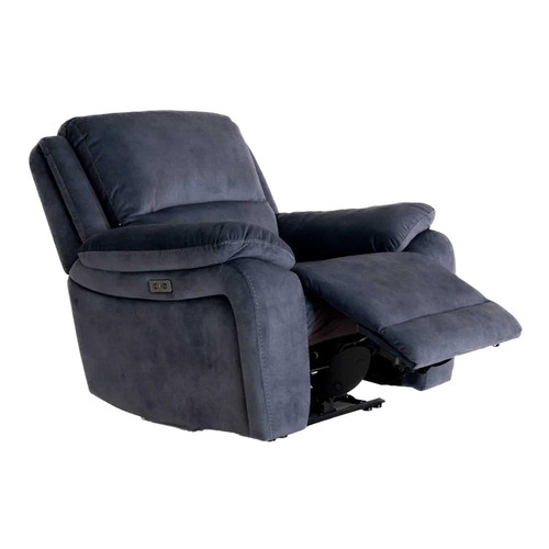 Bella Ink Grey Electric Reclining 3 Piece Sofa Suite 3 + 1 + 1