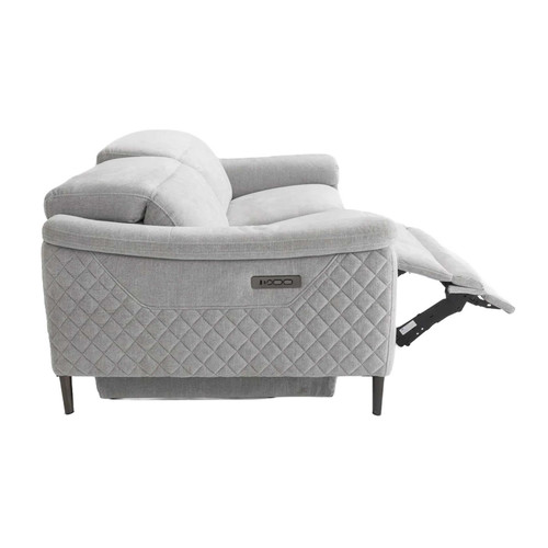 Oscar Fabric Reclining 3 Piece Sofa Suite USB + Adjustable Headrests 2 + 1 + 1