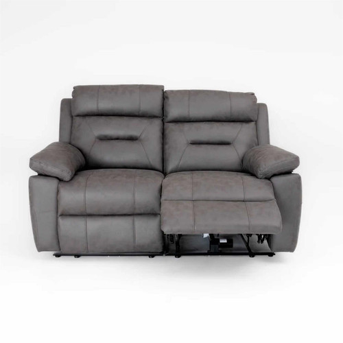 Lucy Ink Grey Electric Reclining 2 Seater Sofa with USB