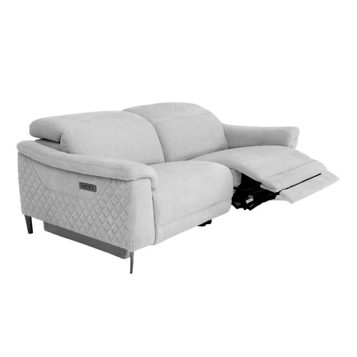Oscar Fabric Reclining 3 + 2 Sofa Suite USB + Adjustable Headrests