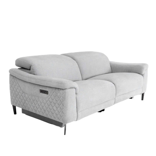 Oscar Fabric Reclining 3 + 2 Sofa Suite USB + Adjustable Headrests