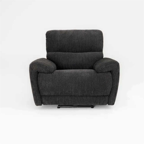 Carla Midnight Black Electric Reclining 3 Piece Sofa Suite 2 + 1 + 1