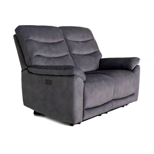 Tilly  Charcoal Electric Reclining 3 Piece Sofa Suite 3 + 2 + 1