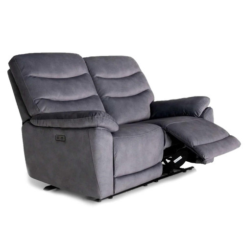 Tilly  Charcoal Electric Reclining 3 Piece Sofa Suite 3 + 2 + 1
