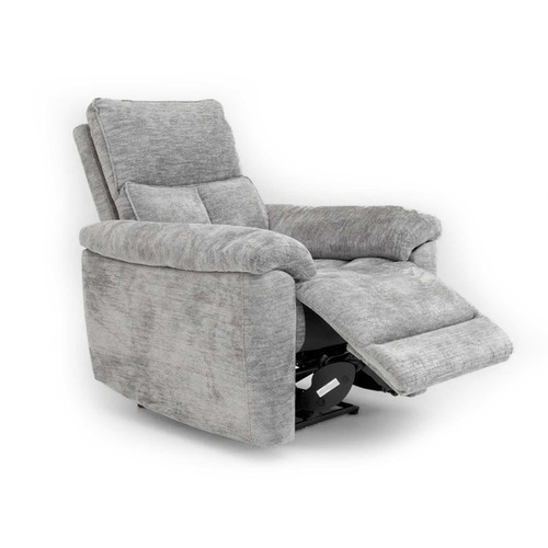 Kent Lucy Dove Grey Electric Reclining 3 Piece Sofa Suite 2 + 1 + 1