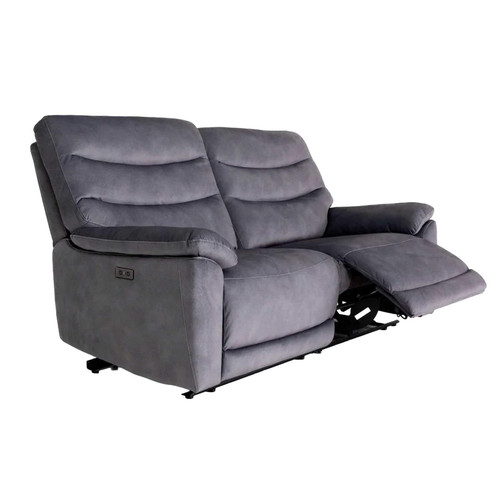 Tilly  Charcoal Electric Reclining 3 Piece Sofa Suite 3 + 1 + 1