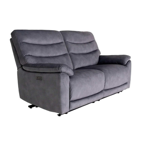 Tilly  Charcoal Electric Reclining 3 Piece Sofa Suite 3 + 1 + 1