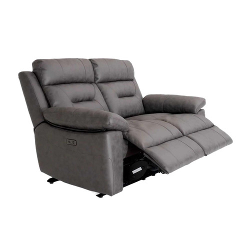 Lucy Ink Grey Electric Reclining 3 Piece Sofa Suite 2 + 1 + 1