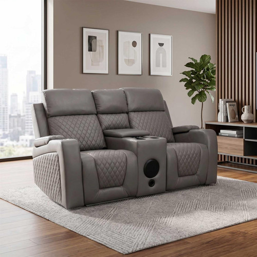 Felix Electric Reclining Black or Grey Sofa Suite