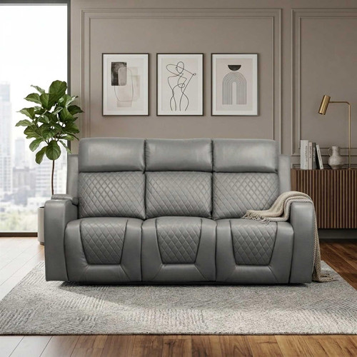 Felix Electric Reclining Black or Grey Sofa Suite