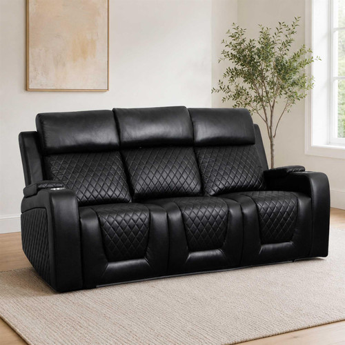 Felix Electric Reclining Black or Grey Sofa Suite