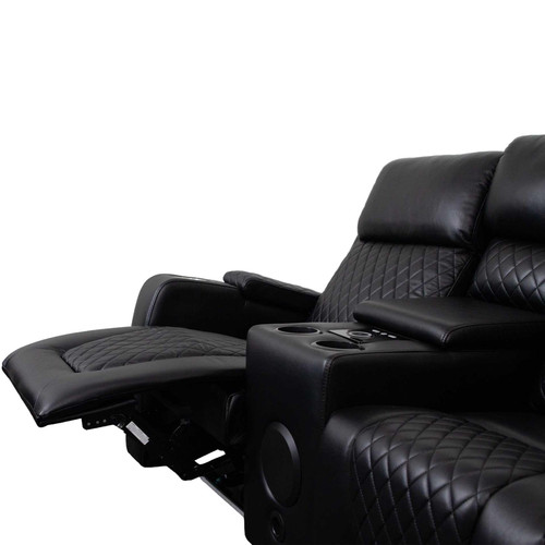 Felix Electric Reclining Black or Grey Sofa Suite