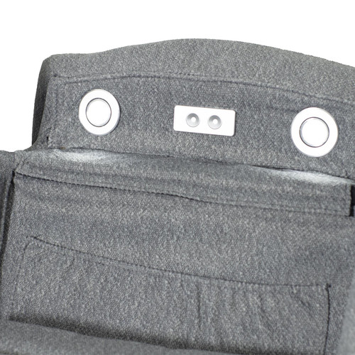Milano Electric Reclining Grey Fabric Sofa Suite