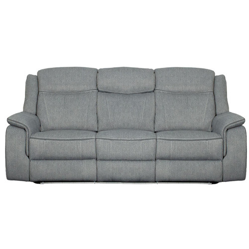 Milano Electric Reclining Grey Fabric Sofa Suite