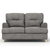 Amber High Back Fabric 2 Seater Sofa