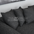 Paris Boucle Fabric 3 Seater Sofa - Scatter