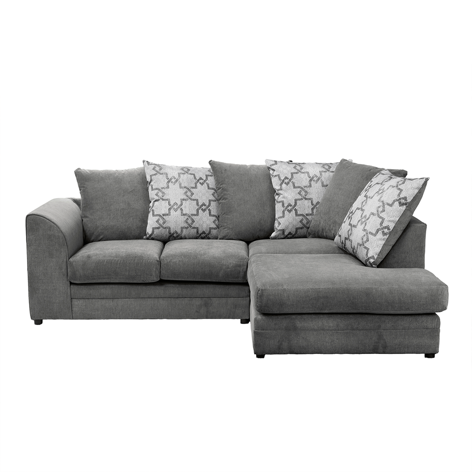 Graceland Fabric L Shaped Corner Sofa | The Online Sofa Shop