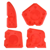 4-PIECE CAULK & GROUT FINISHING TOOLS