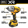 20V MAX XR® 1/2 In. High Torque Impact Wrench With Hog Ring Anvil Kit
