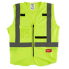 Milwaukee Class 2 High Visibility Safety Vests Yellow L/XL