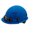 Milwaukee Front Brim Hard Hat w/4pt Ratcheting Suspension (Blue)